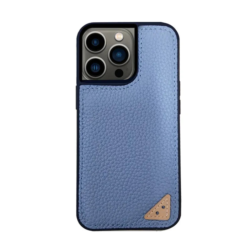 Melkco iPhone 13 Pro Ingenuity Series Premium Leather Cover - Blue - Tashqila Melkco iPhone 13 Pro Ingenuity Series Premium Leather Cover - Blue - Tashqila